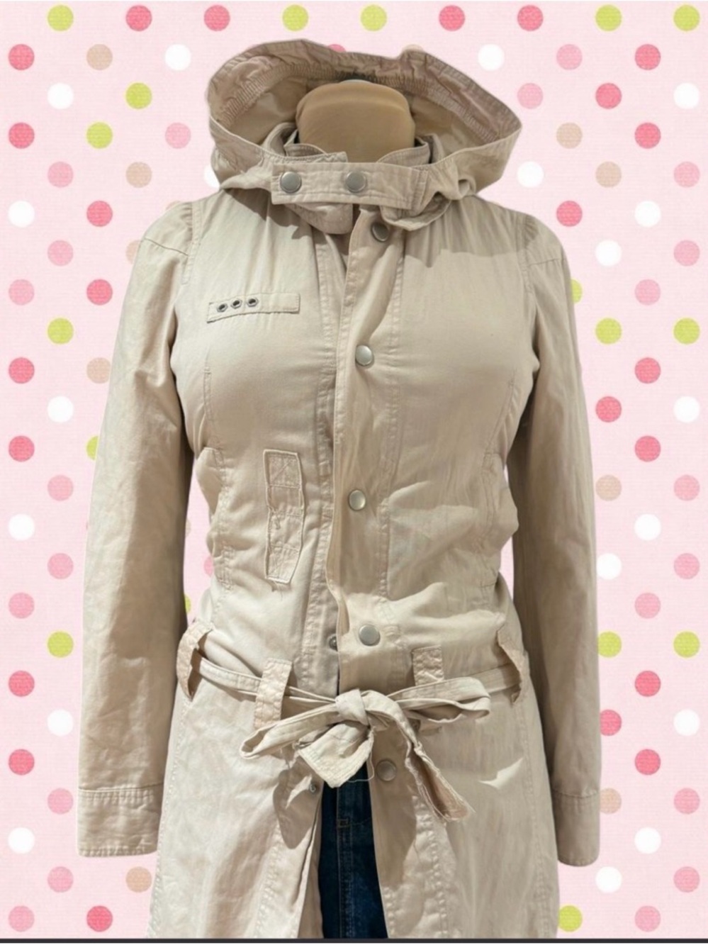 Rare 2000s Miss Me Trench Jacket